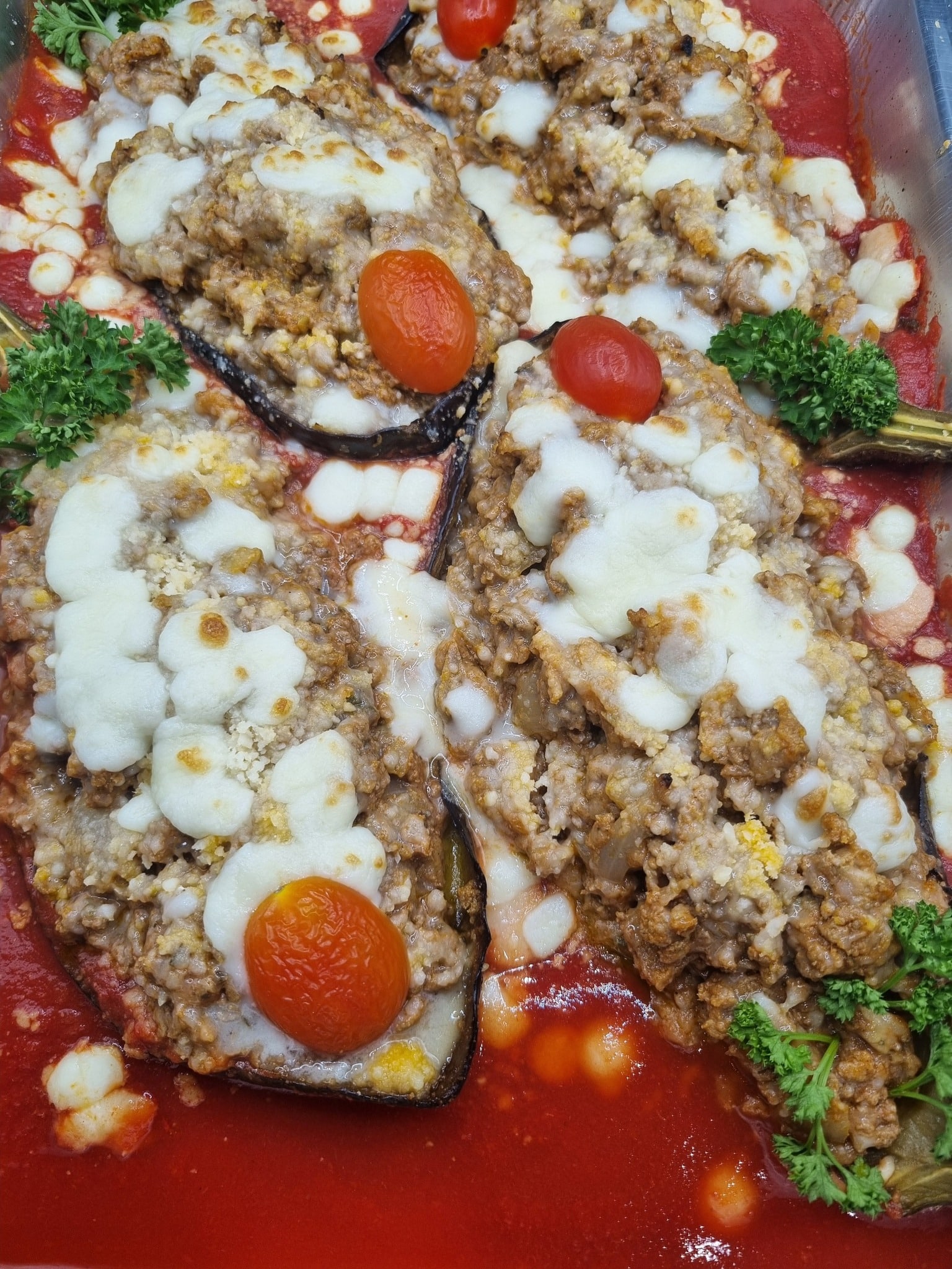 Photo 13 aubergines au boeuf